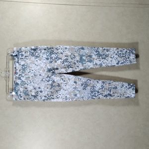 03163 Spanx camo print tummy control pull on leggings XL NEW